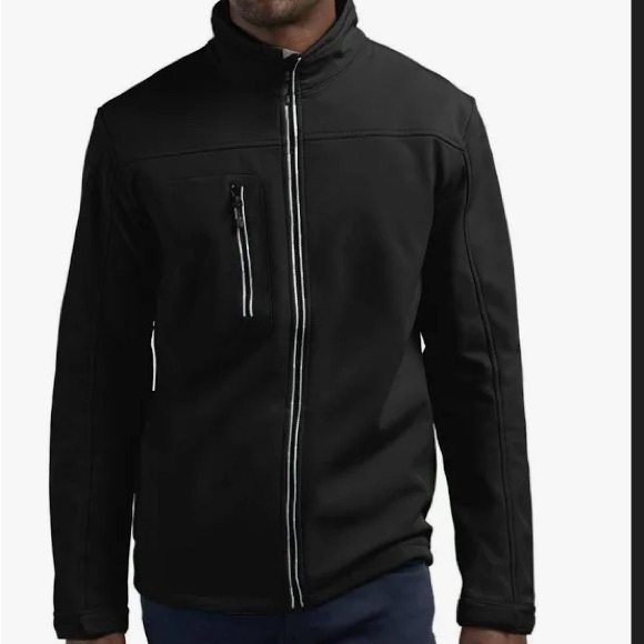 Clique purdue telemark softshell men’s jacket, black, waterproof, fleece lining🌞 - Picture 15 of 15